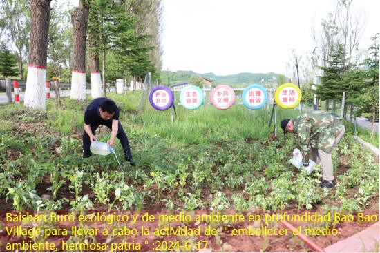 Baishan Buró ecológico y de medio ambiente en profundidad Bao Bao Village para llevar a cabo la actividad de ＂embellecer el medio ambiente, hermosa patria＂